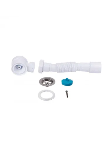 Сифон для душевого поддона Lidz WHI 60 04 P002 01 выход 40/50 мм - 3