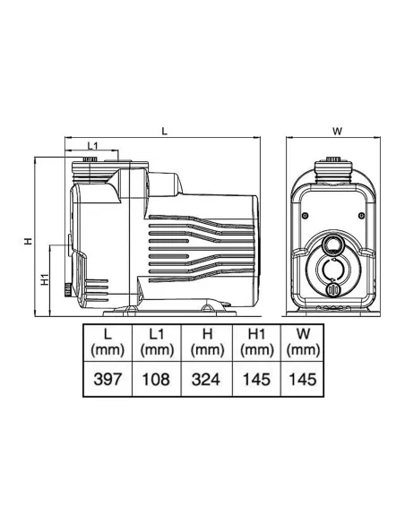 Насосная станция Leo 776496 MAC550 0.55 кВт, бак 1 литр с частотным регулированием 3.0 - 3