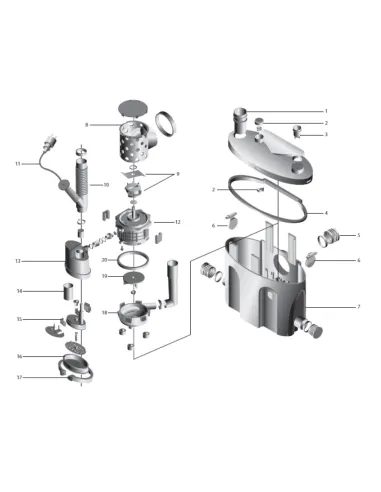 Каналізаційна установка NPO Wclift 560/3F - 2