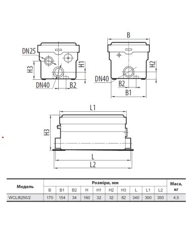 Каналізаційна установка NPO Wclift 250/2 сололіфт - 3