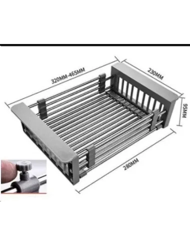 Корзина для кухонной мойки Lidz K01G - 2