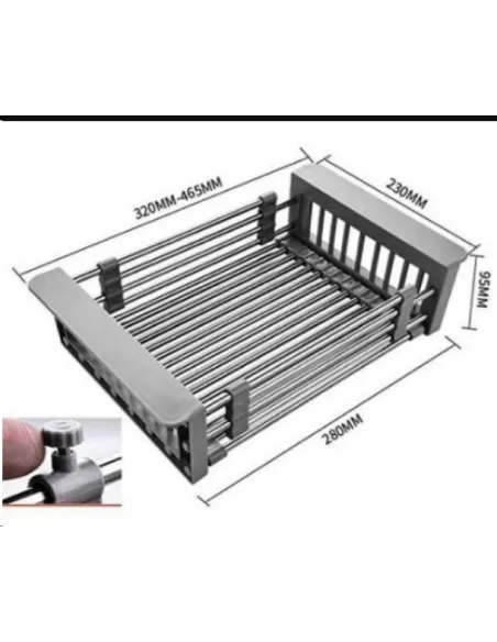 Корзина для кухонной мойки Lidz K01G - 2