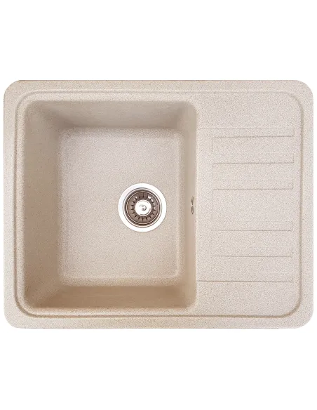 Мойка кухонная каменная прямоугольная Romzha Regula 57 Bezhvy 402, 570x460x200 мм - 1