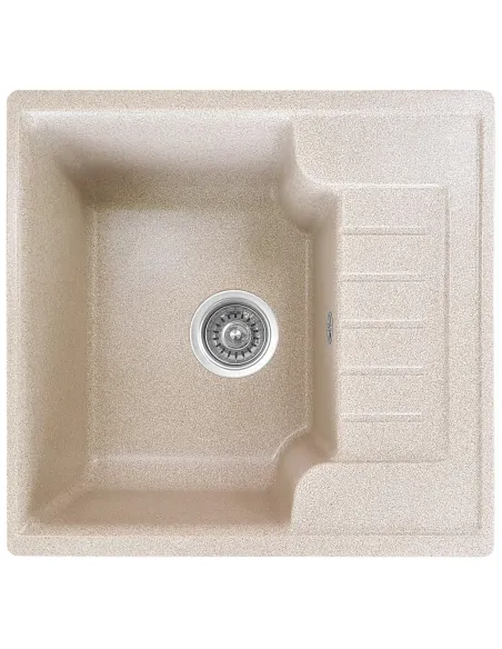 Мойка кухонная каменная прямоугольная Romzha Klasicky 51 Bezhvy 402, 510х490х200 мм - 1