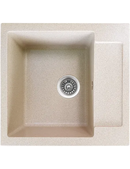 Мойка кухонная каменная прямоугольная Romzha Janta 52 Bezhvy 402, 520х495х215 мм - 1