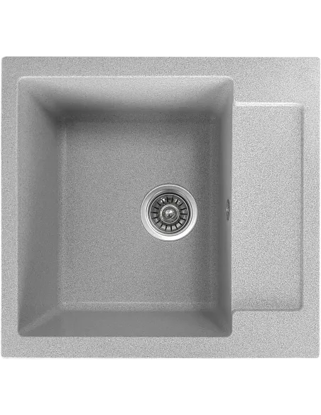 Мойка кухонная каменная прямоугольная Romzha Janta 52 Seda 602, 520х495х215 мм - 1