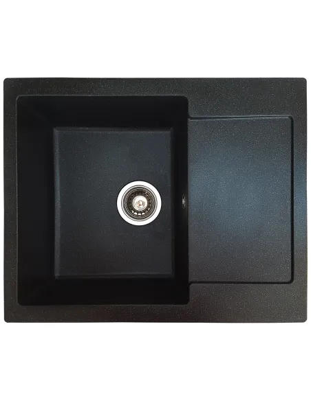 Мийка кухонна кам`яна прямокутна Romzha Janta 62 Antracit 902, 620х500х215 мм - 1
