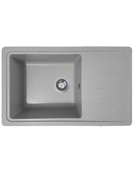 Мойка кухонная каменная прямоугольная Romzha Trei 71 Seda 602, 710х435х210 мм - 1