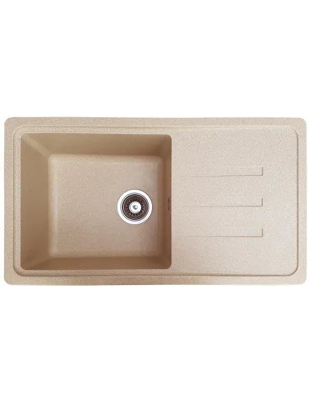 Мойка кухонная каменная прямоугольная Romzha Trei 78 Bezhvy 402, 780х435х210 мм - 1