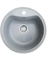 Мийка кухонна кам`яна кругла Romzha Rasa Seda 602, 495x495x200 мм - 1