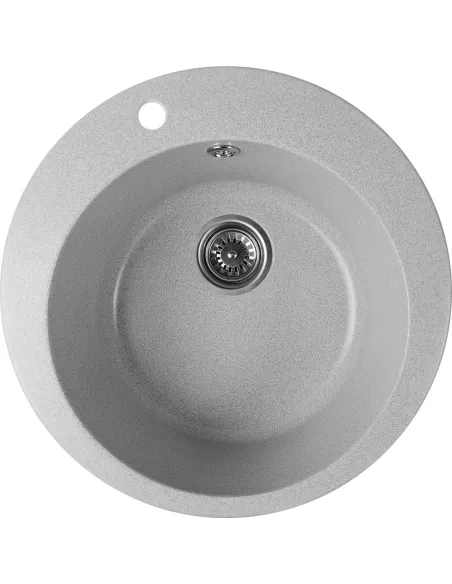 Мойка кухонная каменная круглая Romzha Elagancia Seda 602, 500x500x210 мм - 1