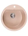 Мийка кухонна кам`яна кругла Romzha Kolo Bezhvy 401, 510x510x192 мм - 1
