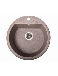 Мийка кухонна кам`яна кругла Romzha Kolo Maro 801, 510x510x192 мм - 1