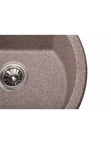 Мойка кухонная каменная круглая Romzha Kolo Maro 801, 510x510x192 мм - 3