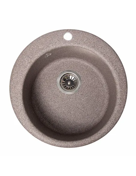 Мийка кухонна кам`яна кругла Romzha Eva Maro 801, 475x475x175 мм - 1