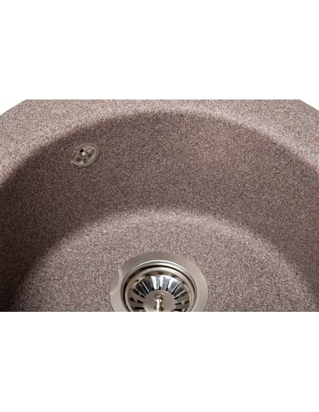 Мийка кухонна кам`яна кругла Romzha Eva Maro 801, 475x475x175 мм - 3