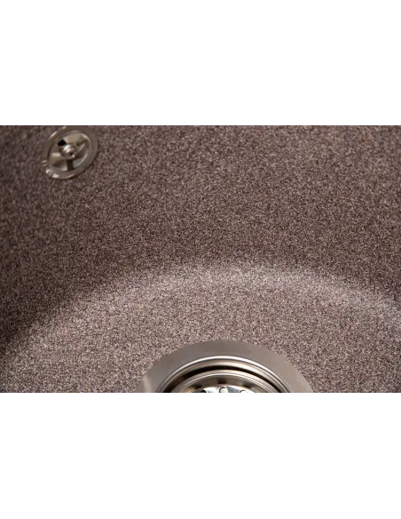 Мийка кухонна кам`яна кругла Romzha Eva Maro 801, 475x475x175 мм - 4