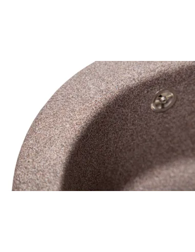 Мийка кухонна кам`яна кругла Romzha Eva Maro 801, 475x475x175 мм - 5