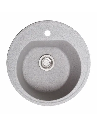 Мийка кухонна кам`яна кругла Romzha Klasicky Seda 601, 510x510x192 мм - 1