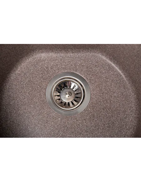 Мийка кухонна кам`яна кругла Romzha Klasicky Maro 801, 510x510x192 мм - 2