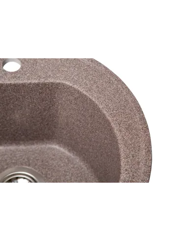 Мийка кухонна кам`яна кругла Romzha Klasicky Maro 801, 510x510x192 мм - 4