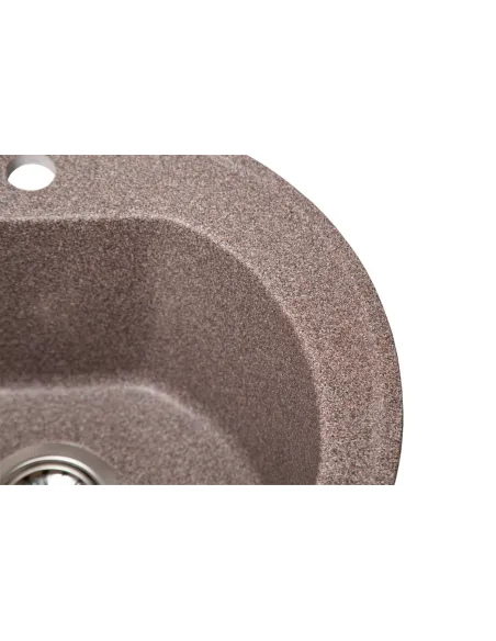 Мийка кухонна кам`яна кругла Romzha Klasicky Maro 801, 510x510x192 мм - 4