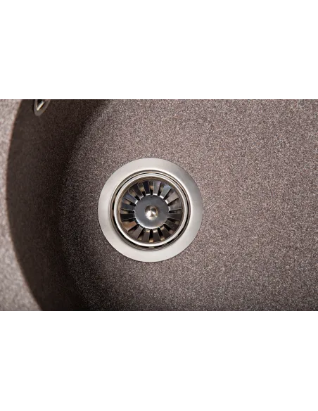 Мийка кухонна кам`яна овальна Romzha Voce Maro 801, 580х470х215 мм - 2