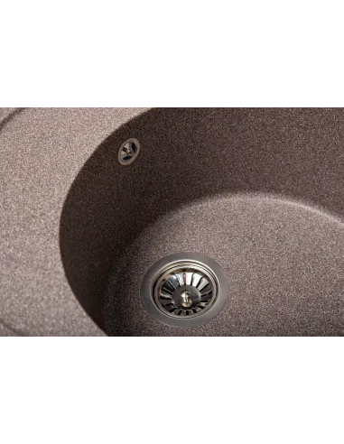 Мийка кухонна кам`яна овальна Romzha Voce Maro 801, 580х470х215 мм - 3
