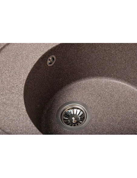 Мийка кухонна кам`яна овальна Romzha Voce Maro 801, 580х470х215 мм - 3