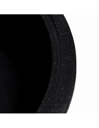 Мойка кухонная каменная овальная Romzha Voce Antracit 901, 580х470х215 мм - 4