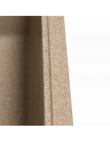 Мийка кухонна кам`яна квадратна Romzha Adiere Piesok 301, 515x416x200 мм - 3