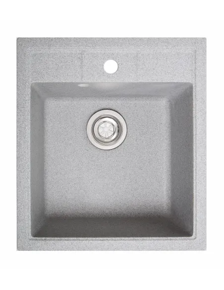 Мийка кухонна кам`яна квадратна Romzha Adiere Seda 601, 515x416x200 мм - 1