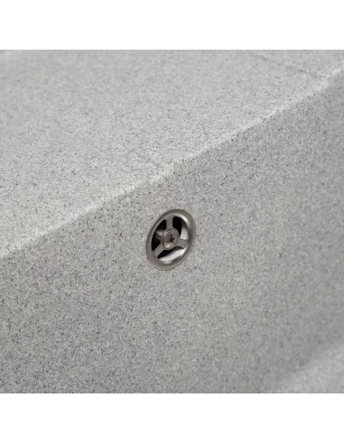 Мийка кухонна кам`яна квадратна Romzha Adiere Seda 601, 515x416x200 мм - 3