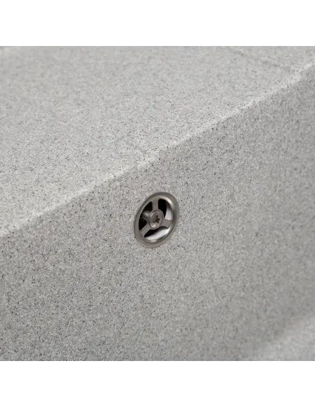 Мийка кухонна кам`яна квадратна Romzha Adiere Seda 601, 515x416x200 мм - 3