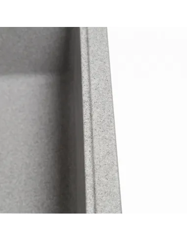 Мийка кухонна кам`яна квадратна Romzha Adiere Seda 601, 515x416x200 мм - 4