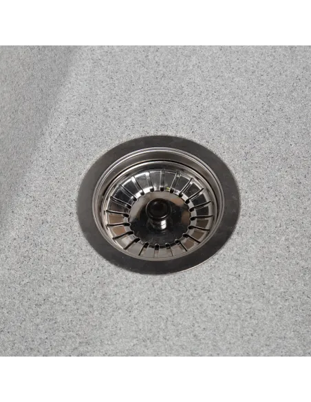 Мийка кухонна кам`яна квадратна Romzha Adiere Seda 601, 515x416x200 мм - 5