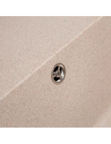 Мийка кухонна кам`яна квадратна Romzha Adiere Bezhvy 401, 515x416x200 мм - 4