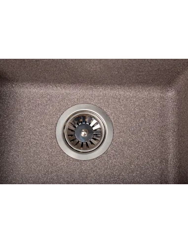 Мойка кухонная каменная квадратная Romzha Adiere Maro 801, 515x416x200 мм - 2