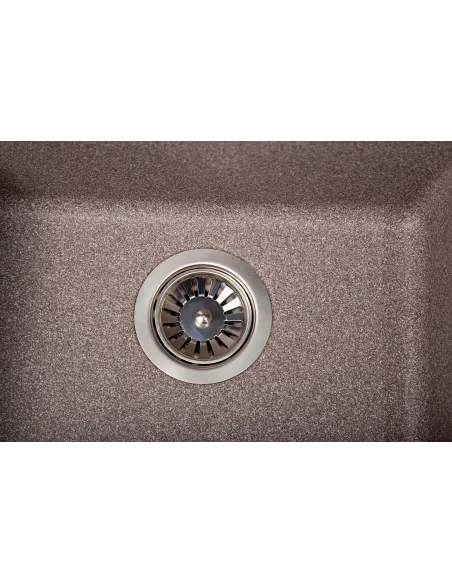Мойка кухонная каменная квадратная Romzha Adiere Maro 801, 515x416x200 мм - 2