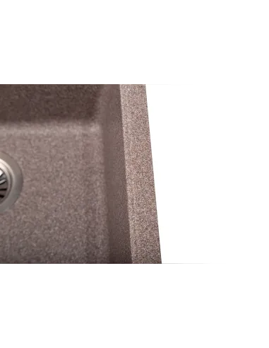 Мойка кухонная каменная квадратная Romzha Adiere Maro 801, 515x416x200 мм - 4