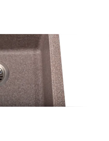 Мойка кухонная каменная квадратная Romzha Adiere Maro 801, 515x416x200 мм - 4