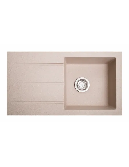 Мойка кухонная каменная прямоугольная Romzha Quadro Bezhvy 401, 780x435x185 мм - 1