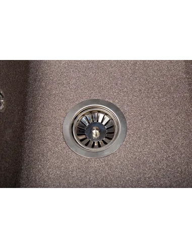 Мийка кухонна кам`яна прямокутна Romzha Quadro Maro 801, 780x435x185 мм - 2