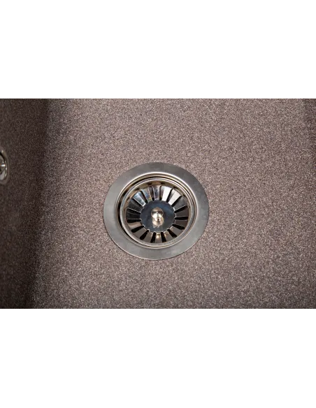 Мийка кухонна кам`яна прямокутна Romzha Quadro Maro 801, 780x435x185 мм - 2