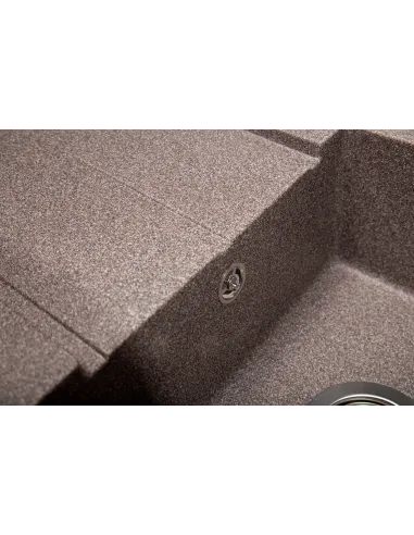 Мийка кухонна кам`яна прямокутна Romzha Quadro Maro 801, 780x435x185 мм - 4