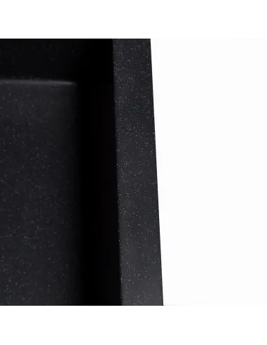 Мийка кухонна кам`яна прямокутна Romzha Quadro Antracit 901, 780x435x185 мм - 4