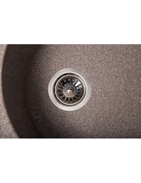 Мийка кухонна кам`яна овальна Romzha Elegancia 77 Maro 801, 770x500x200 мм - 2
