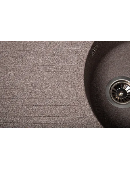 Мийка кухонна кам`яна овальна Romzha Elegancia 77 Maro 801, 770x500x200 мм - 6