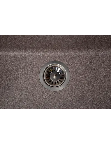 Мойка кухонная каменная квадратная Romzha Pătrat Maro 801, 600x520x200 мм - 3