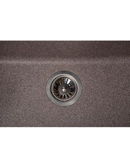 Мойка кухонная каменная квадратная Romzha Pătrat Maro 801, 600x520x200 мм - 3